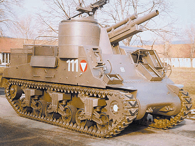 Military - US Army & Allies WWII - Self-Propelled Gun (Metal Kit) -- M7B2 Priest with 105mm Howitzer