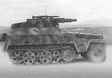 Former German Army WWII - SdKfz 250 Series Half-Tracks -- 250/8 nA, Self-Propelled Gun (Composite Kit)