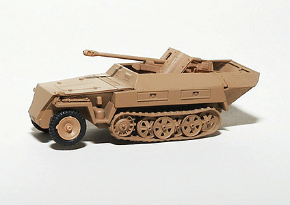 Military - Former German Army WWII - SdKfz 250 Series Half-Tracks -- 250 w/5cm Pak 38 Anti-Tank Gun (Composite Kit)