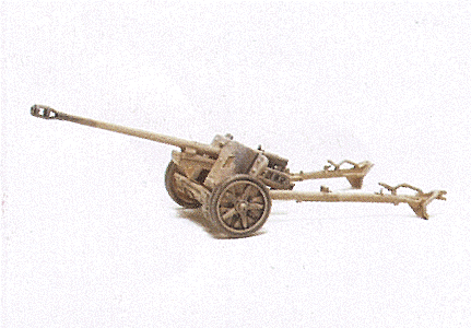 Military - Former German Army WWII - Artillery -- 5cm Pak 38, Anti-Tank Gun (Resin Kit)