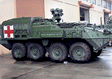 Modern US Army "Stryker" ICV Armored Fighting Vehicles -- M1133 Medical Evacuation Vehicle