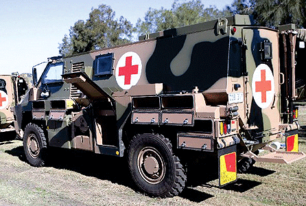 Australian Army Vehicles - Metal & Resin Kit -- Bushmaster Ambulance