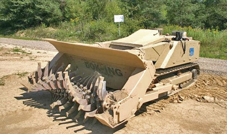 British Army Vehicles - Resin Kit -- M160 Tracked Robotic Mine Roller Auger (beige)-2