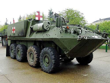 Military Armored Personnel Carrier - Resin Kit -- Bison Ambulance