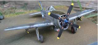 United States & Allies Aircraft - Unpainted Resin Kit -- P-47D Thunderbolt Fighter-Bomber (Bubble-Top Canopy)