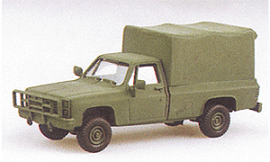 Military - US/NATO (Modern) - Light Trucks -- M1008 Cargo Carrier with Canvas Cover (Chevrolet Pick-Up, green)