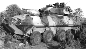 Military - United States Marine Corps (Modern) - Light Armored Vehicles (LAV) -- LAV-25 Reconnaissance with 25mm Chain Gun (green)