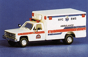 Emergency -- New York City EMS Ambulance with Chevrolet Pick-Up Cab