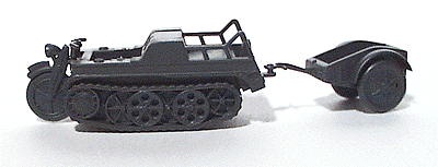 Former German Army WWII - Motorcycle -- Sd.Kfz. 2 - NSU HK-101 Half-Track (gray)