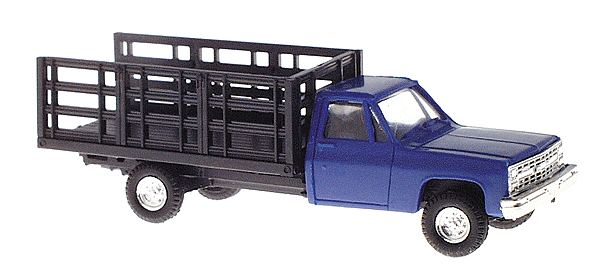 Chevrolet Pick-Up with Stakebed Body -- Blue