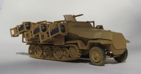 Military - Former German Army WWII - SdKfz 251 Series Half-Tracks -- 251/1 Armored Personnel Carrier "Stuka on Foot" with Rocket Launcher