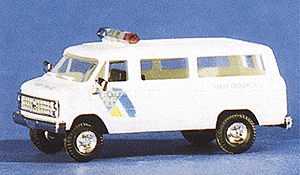 Chevrolet Van - Emergency - Police Vehicles -- New Jersey State Police (white)