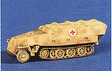 Military - Former German Army WWII - SdKfz 251 Series Half-Tracks -- 251/8 Armrored Personnel Carrier Ambulance