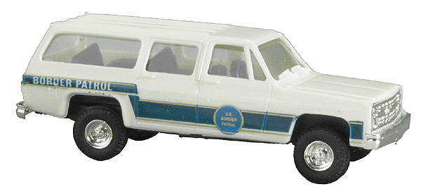 Chevrolet Suburban - Emergency - Police Vehicles -- United States Department of Homeland Security - Border Patrol (white, blue)