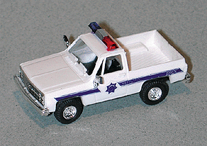 Chevrolet Pick-Up - Emergency - Police Vehicles -- Arizona Highway Patrol (white, Blue Stripe)