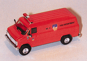 Chevrolet Vans - Emergency - Fire Vehicles -- Fire Department of New York (FDNY) High-Rise Unit (red)