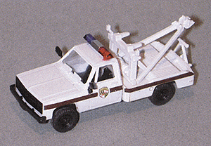 Chevrolet Tow Trucks - Emergency - Police Vehicles -- Maryland State Police (white, Brown Stripe)
