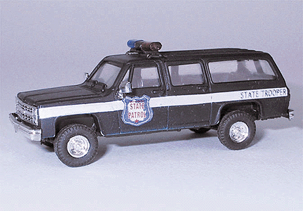 Chevrolet Suburban - Emergency - Police Vehicles -- Wisconsin State Patrol - State Trooper