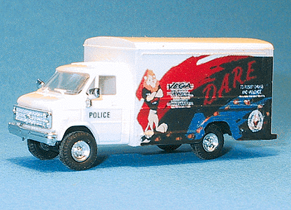 Chevrolet Box Van - Emergency - Police Vehicles -- Metro Police - Drug Abuse Resistance Education Unit (DARE Lion, Etc. Graphic