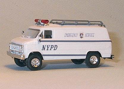 Emergency - Police Vehicles - Chevrolet Van -- New York Police Department (NYPD) Emergency Service