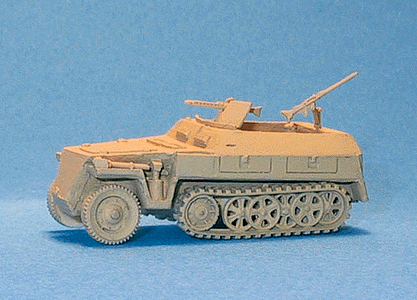 Military - Former German Army WWII - SdKfz 250 Series Half-Tracks -- 250/1 Armored Personnel Carrier (Late Model)