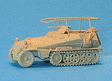 Military - Former German Army WWII - SdKfz 250 Series Half-Tracks -- 250/3 Armored Personnel Carrier Radio Command Unit (Early Model)