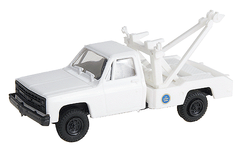 Chevrolet Tow Truck - Emergency - Police Vehicle -- United States Dept. of Homeland Security - Border Patrol Wrecker (white, blu