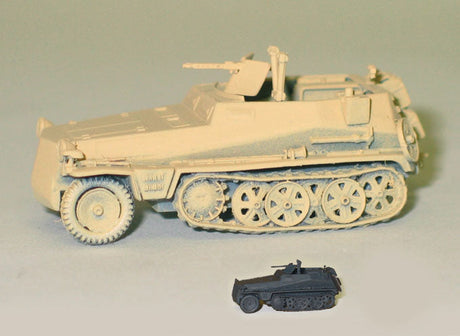Military - Former German Army WWII - SdKfz 250 Series Half-Tracks -- 250/5 Armored Personnel Carrier Observation/Command Vehicle