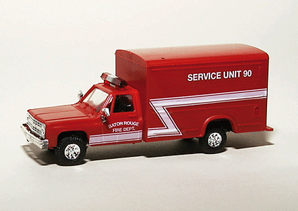 Chevrolet Pick-Up with Box Body - Emergency - Fire Vehicles -- Baton Route, Louisiana Fire Department - Service Unit #90
