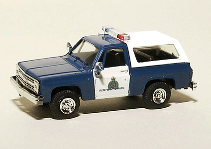 Chevrolet Blazer - Emergency - Police Vehicles -- Royal Canadian Mounted Police (blue, white)