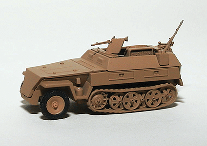 Former German Army WWII - SdKfz 250 Series Half-Tracks -- 250/3 Armored Personnel Carrier - Command Vehicle