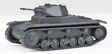 Former German Army WWII - Light Tanks; SdKfz 121/PzKpfw II -- Model B (gray)