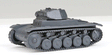 Former German Army WWII - Light Tanks; SdKfz 121/PzKpfw II -- Model C (gray)