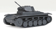 Former German Army WWII - Light Tanks; SdKfz 121/PzKpfw II -- Model A (gray)