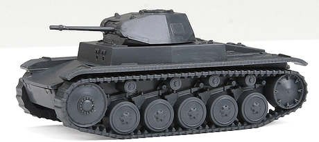 Former German Army WWII - Light Tanks; SdKfz 121/PzKpfw II -- Model F (gray)