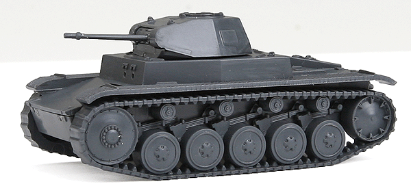 Former German Army WWII - Light Tanks; SdKfz 121/PzKpfw II -- Model F (gray)