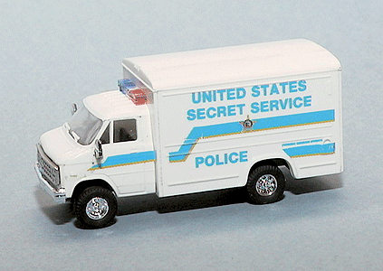 Chevrolet 1-Ton Cargo Van - Emergency - Police Vehicles -- United States Department of Homeland Security - Secret Service