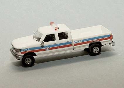 Ford Crew-Cab Pick-Up - Emergency - Police Vehicles -- Toronto Police Service (white, Blue & Red Stripes)
