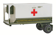 US/NATO MILVAN Container Single-Axle Chassis with 20' Container -- Medical Corps Refrigerated Container