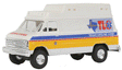 Van - Emergency - Private Ambulances -- Dallas, Texas Lifeline Corp. (white, yellow, blue)
