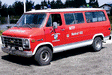 Chevrolet Van - Emergency - Fire Vehicles -- Ottenschlag, Austria Volunteer Fire Department (red, white; German Lettering