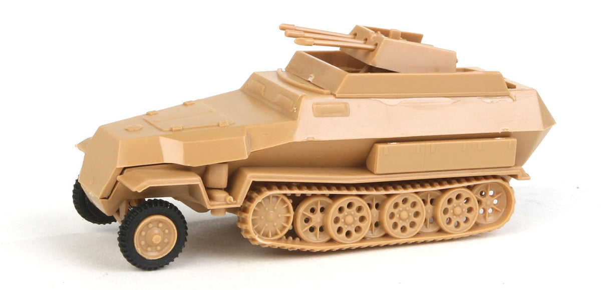 Sdkfz 251 Series Half-Track - German Army - Kit -- 21 Model C Armored Personnel Carrier with 3 MG151 Autocannons