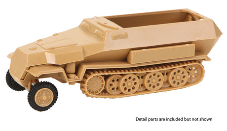 Sdkfz 251 Series Half-Track - German Army - Kit -- 10 Model C Armored Personnel Carrier with Half-Sized Gun Shield