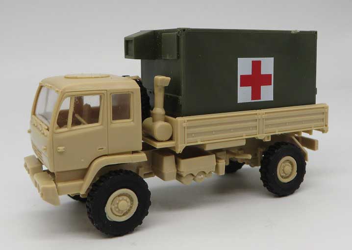 M1078 Light Medium Tactical Vehicle - Resin Kit -- Desert Tan - Medical Corps