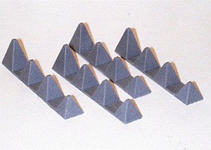 Anti-Tank Obstacles - World War II -- Dragon's Teeth pkg(4)