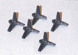 Anti-Tank Obstacles - World War II -- Jack Type pkg(5)