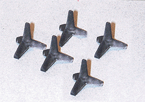 Anti-Tank Obstacles - World War II -- Jack Type pkg(5)