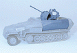 Military - Former German Army WWII - SdKfz 251 Half-Track Conversion -- 2cm Anti-Aircraft Cannon for SdKfz 251/17