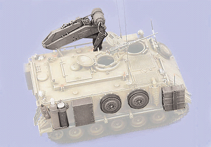 Military - Israeli Defense Force (IDF) - Conversion Parts -- Armored Recovery Unit (Crane, Tank Parts) for M113 Armored Personnel Carrier