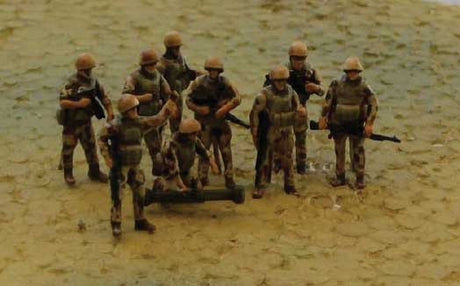 Modern British Army Infantry - Stand-By -- Unpainted